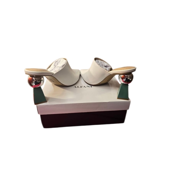 Alfani Shoes - Alfani White Women's Heels with Silver Accents
